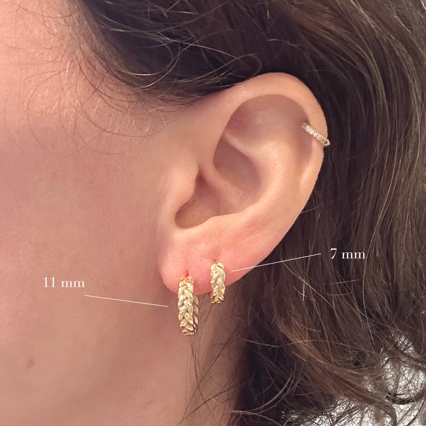 Braided Hoops - Small