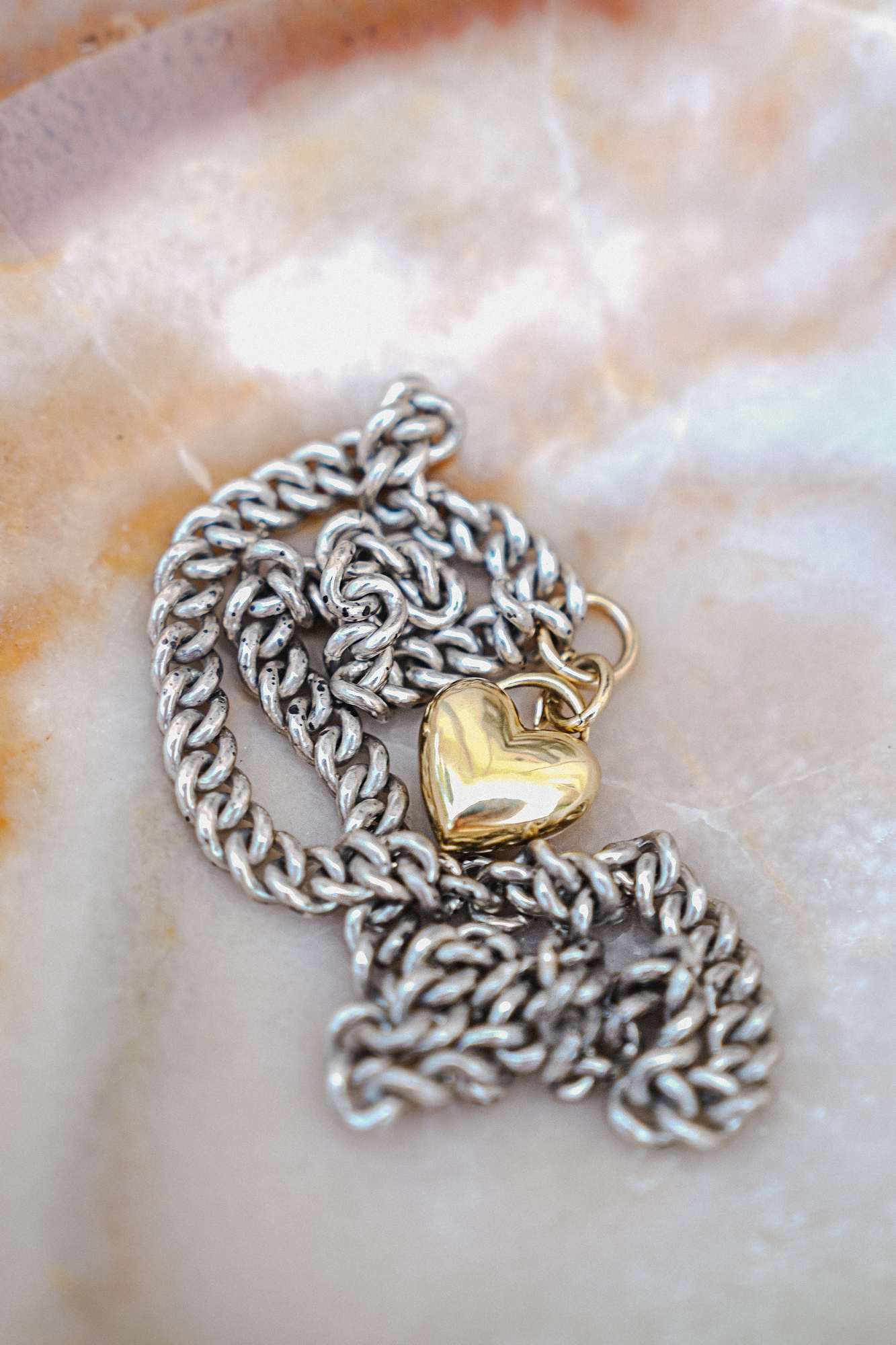 Orbit Curb Chain Necklace
