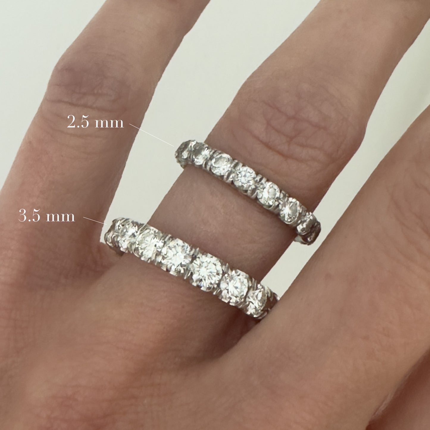 Large Full Circle Diamond Eternity Band