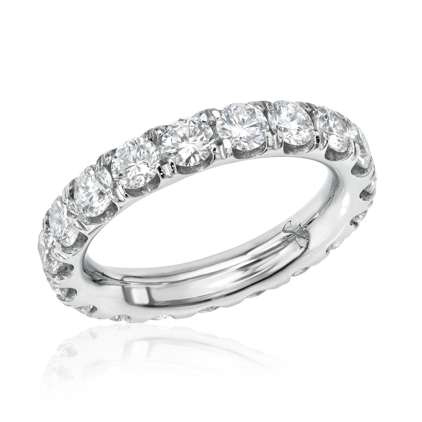 Large Full Circle Diamond Eternity Band