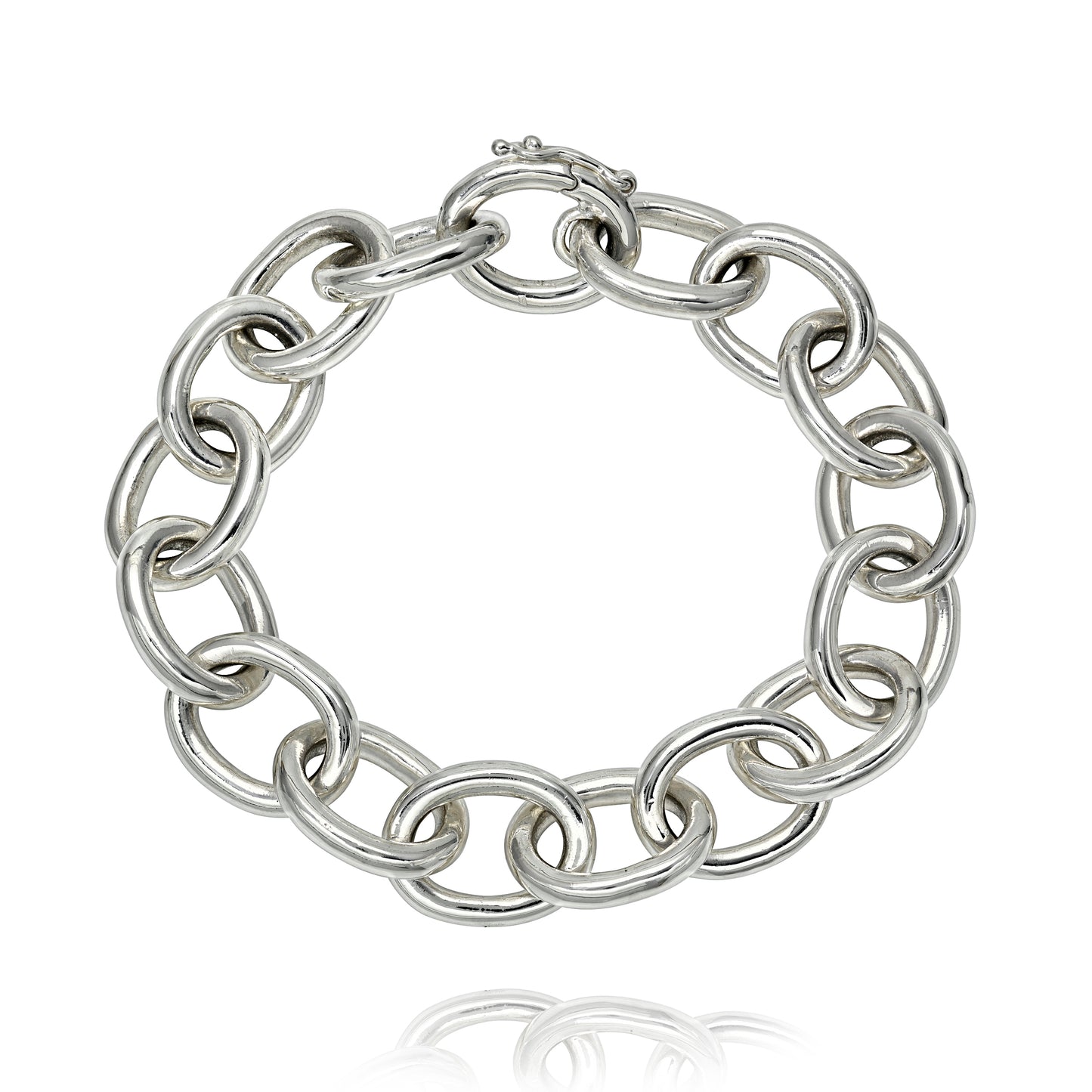 Bold Link Bracelet - Sterling Silver