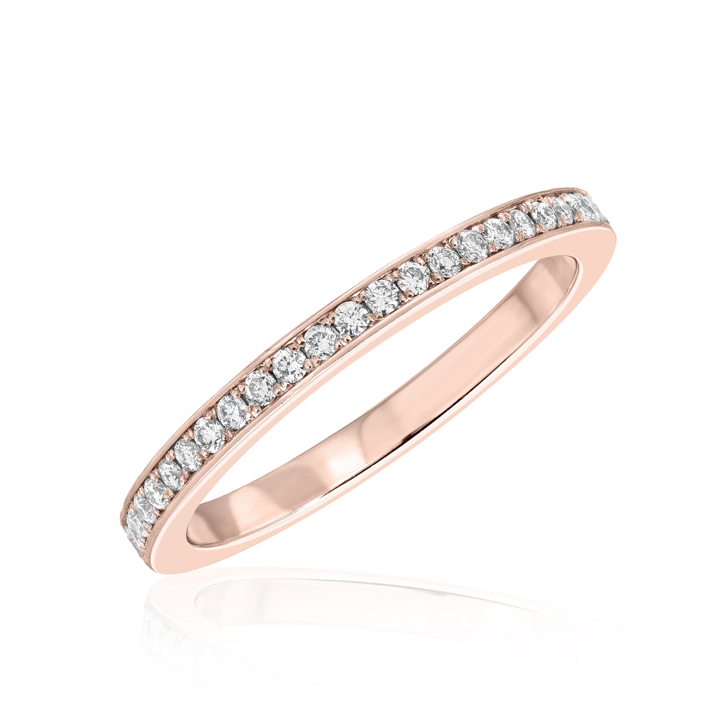 Pave Diamond Eternity Band - 2 mm