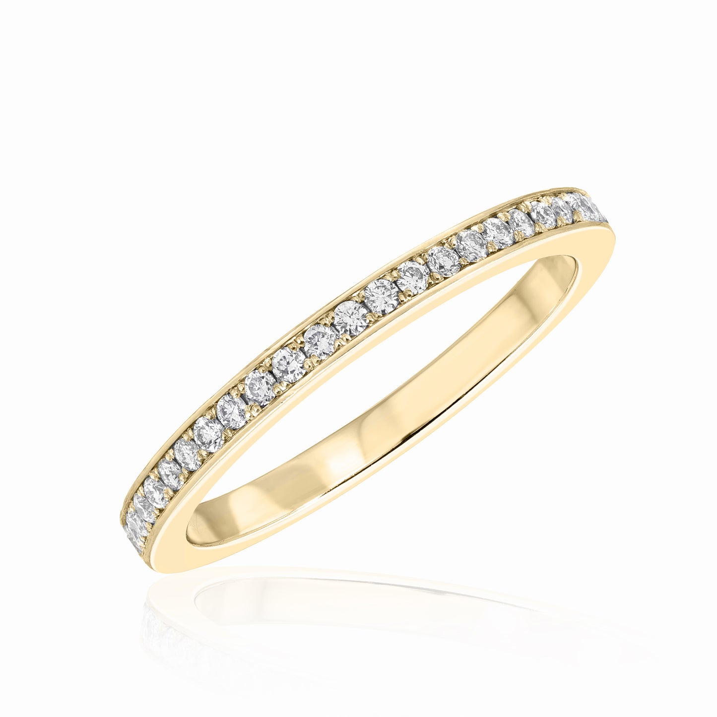 Pave Diamond Eternity Band - 2 mm