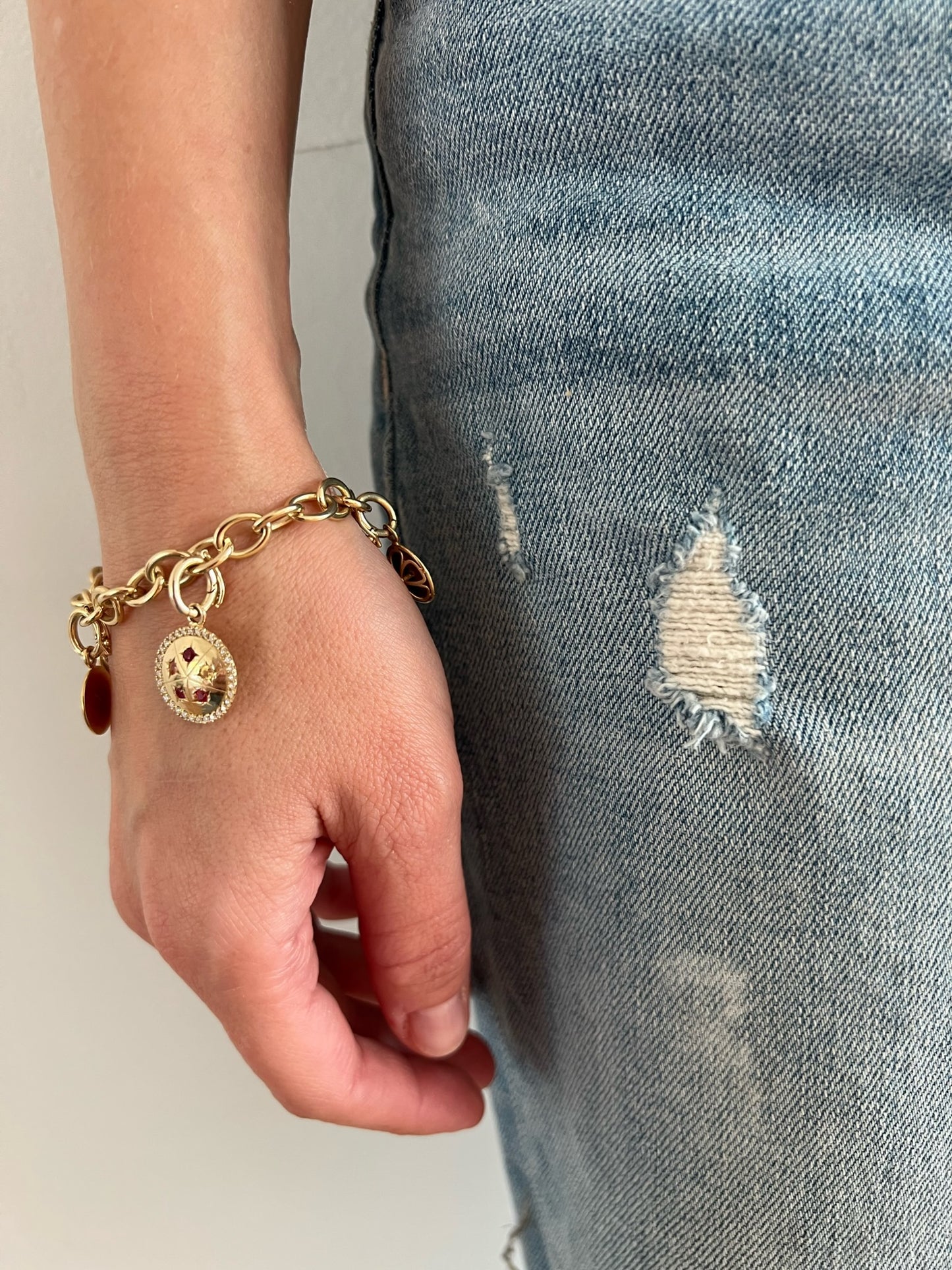 Chubby Oval Link Bracelet