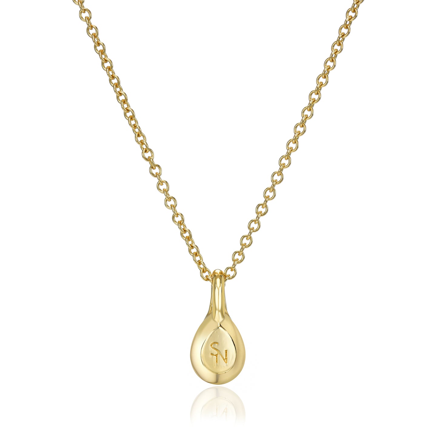 Pear Diamond Teacup Pendant