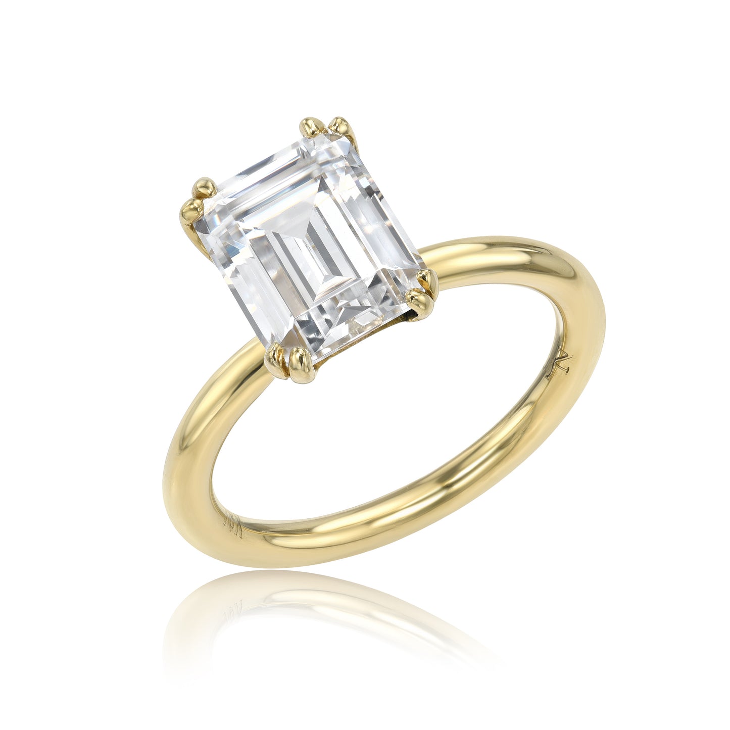 Four Prong Emerald