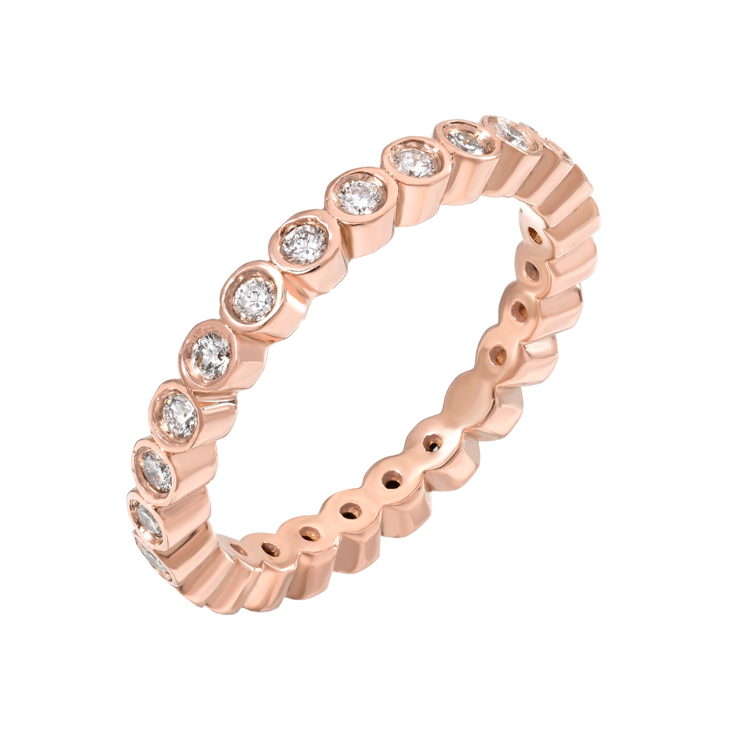 Bezel Diamond Eternity Band