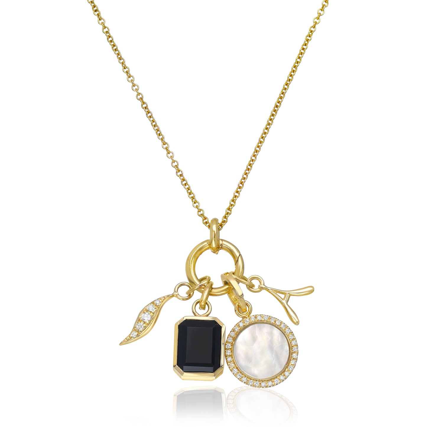 Orbit Fine Link Necklace