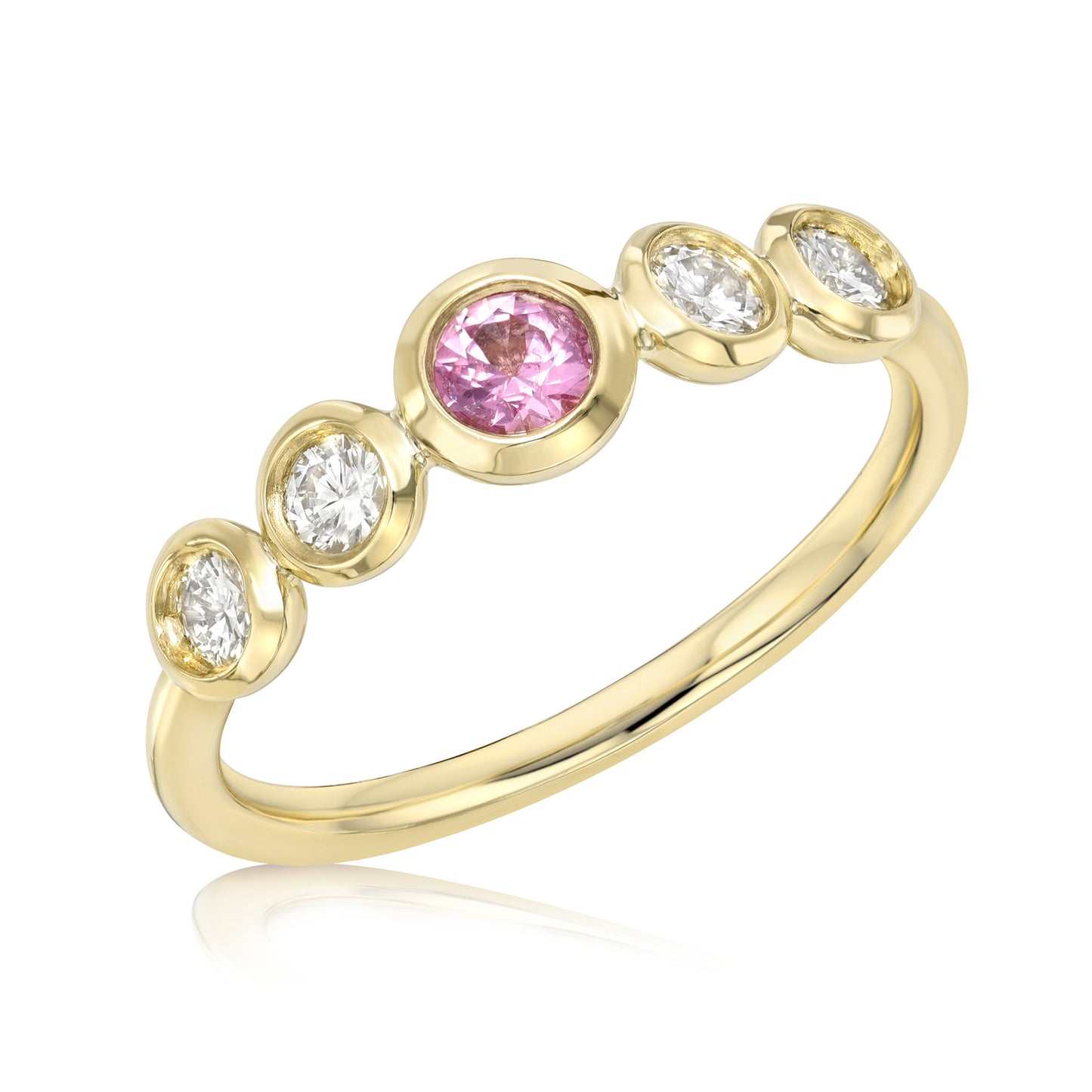 Pebble Birthstone Ring