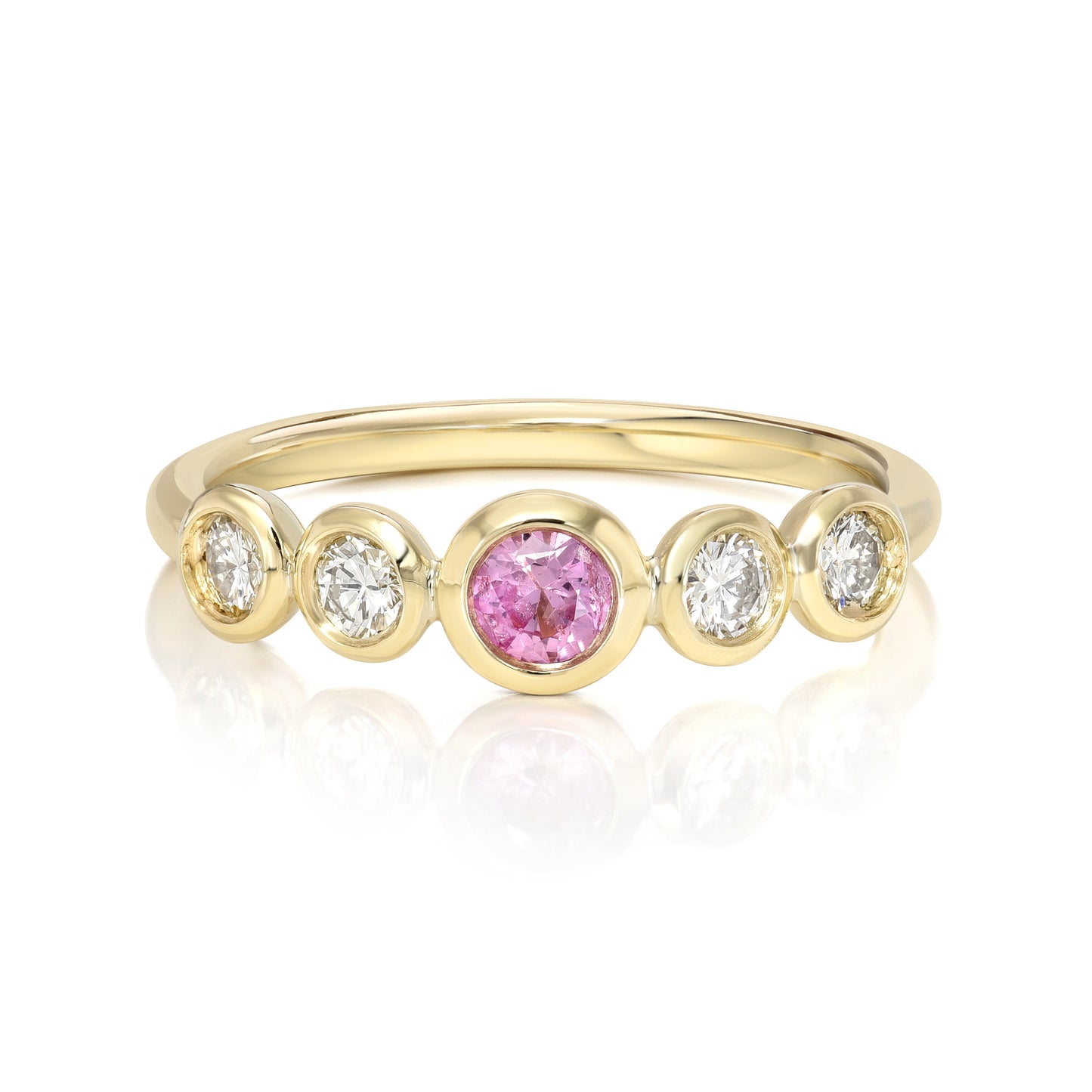 Pebble Birthstone Ring
