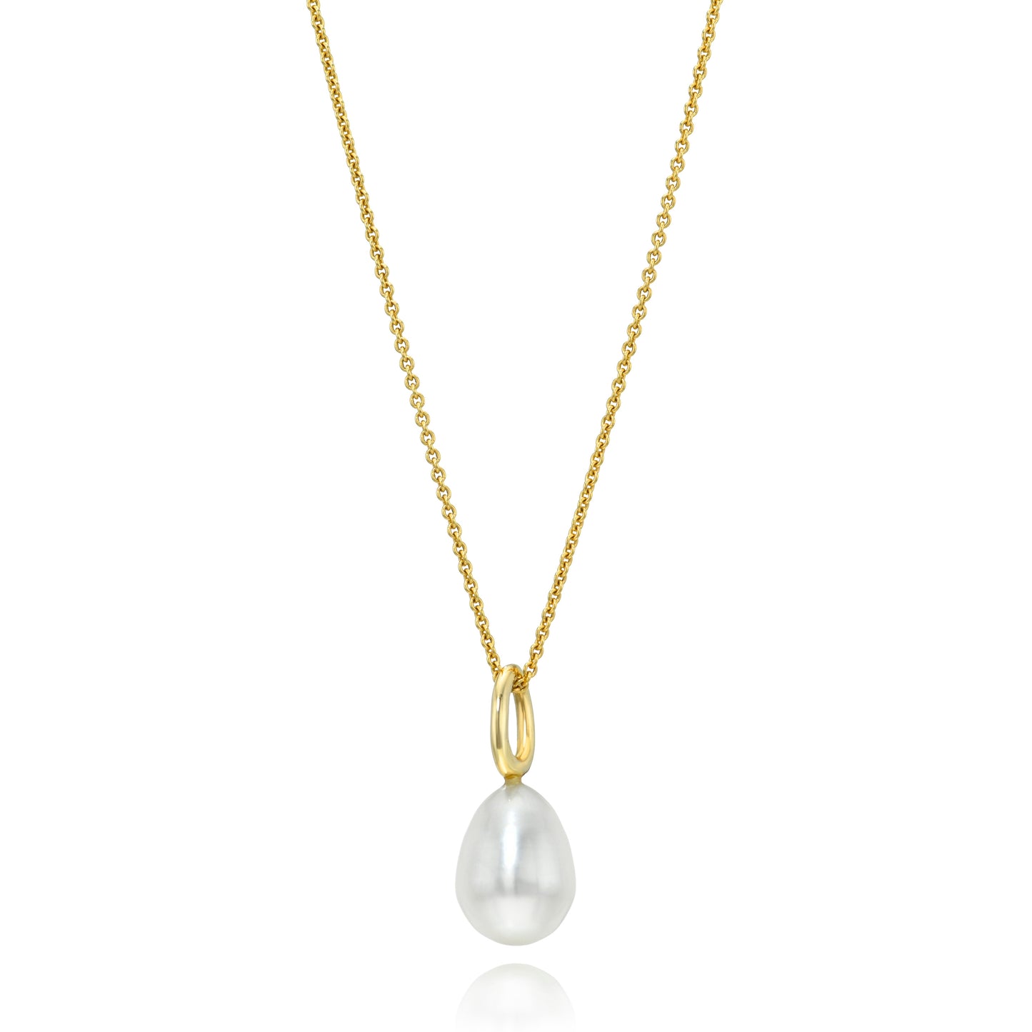 Pearl Teardrop Charm