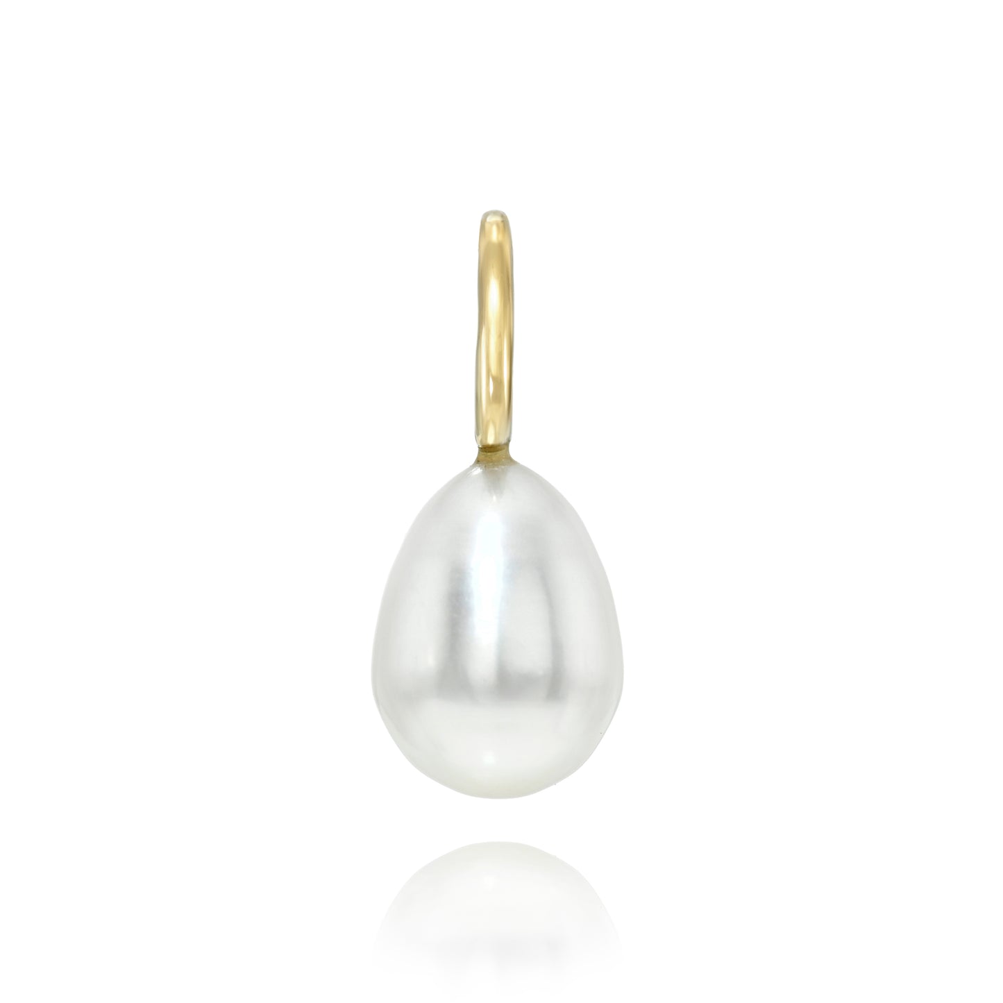 Pearl Teardrop Charm