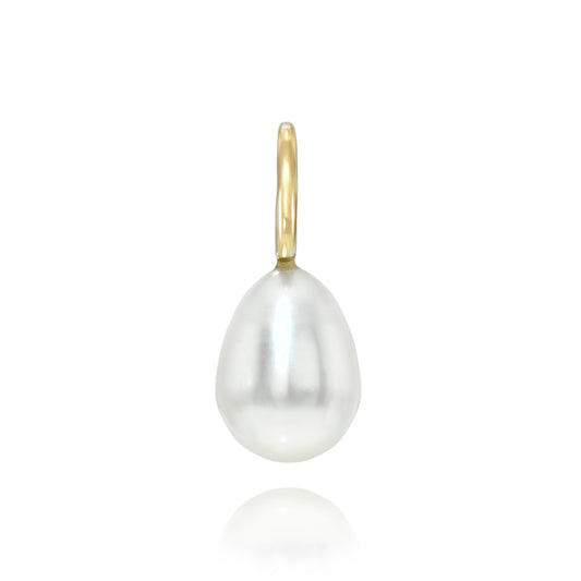 Teardrop Pearl Charm
