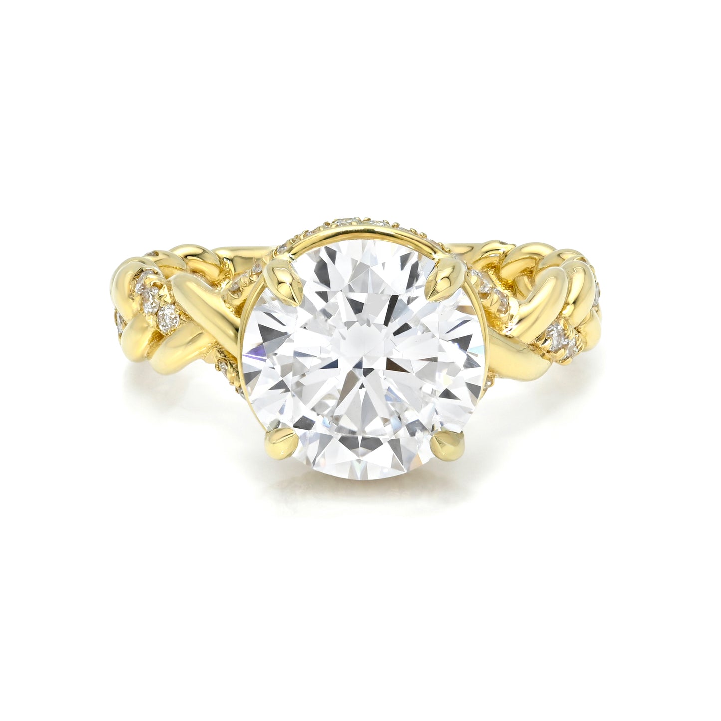 Braided Engagement Ring