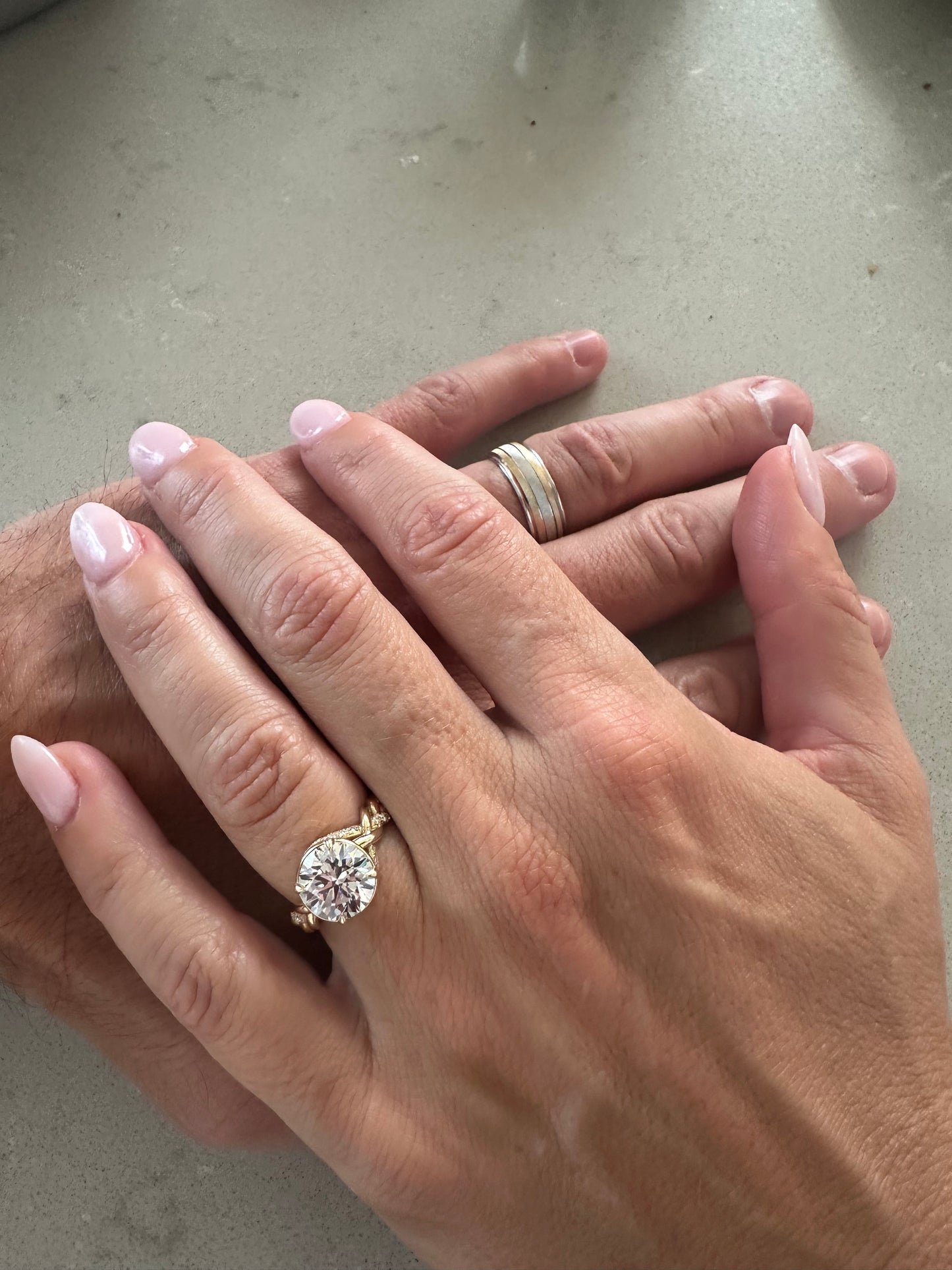 Braided Engagement Ring