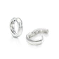 Chubby Baby Hoops - Silver