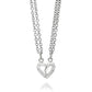 Puffy Heart Best Friend Necklace (set)