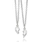 Puffy Heart Best Friend Necklace (set)