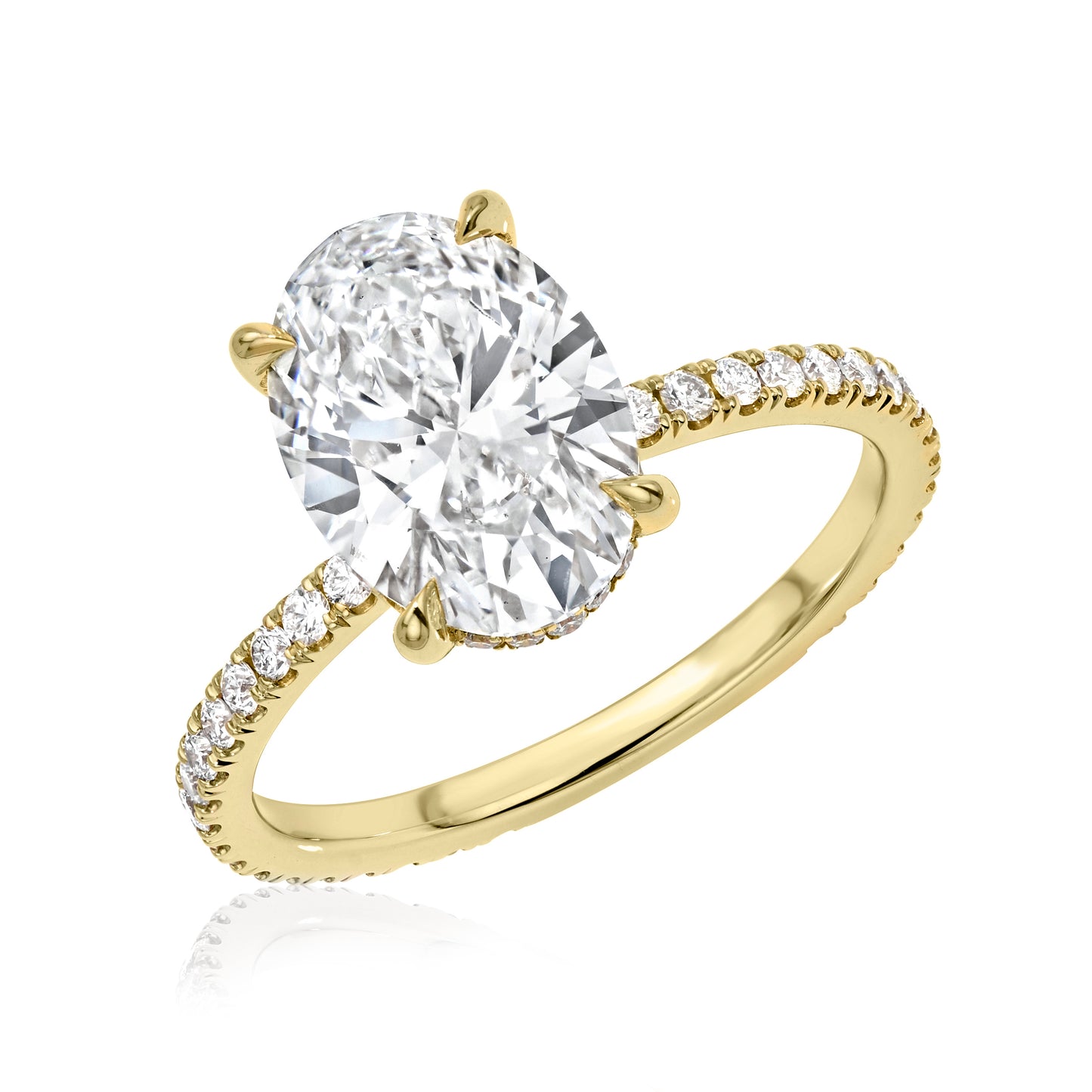 Oval Pave Ring