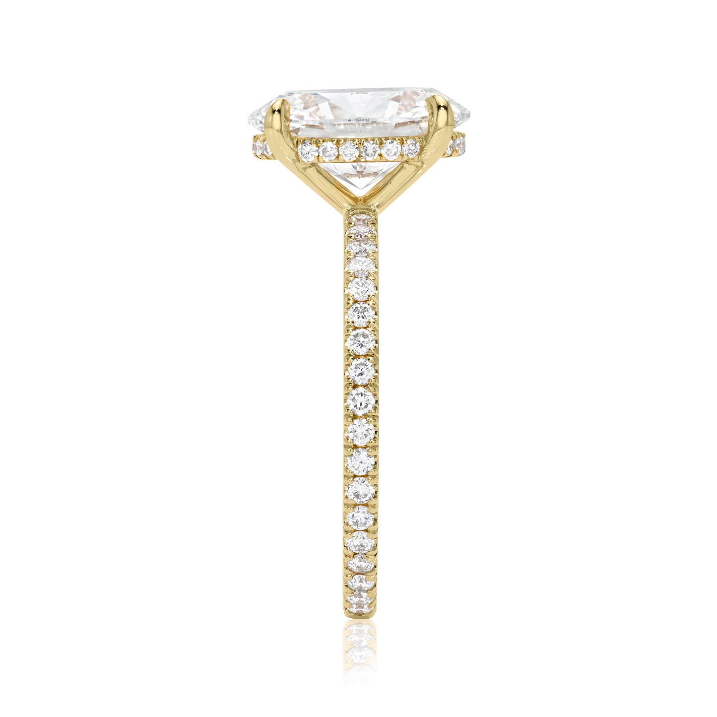 Oval Pave Ring