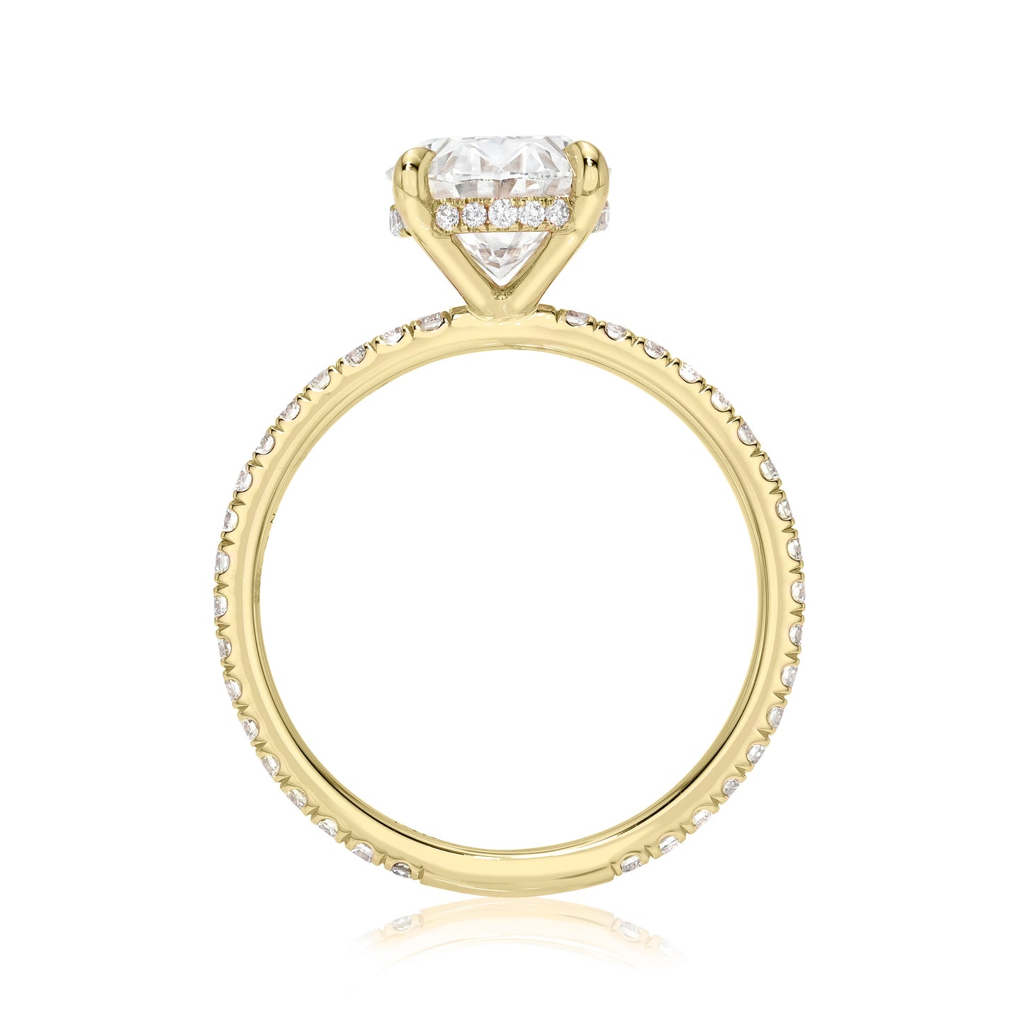 Oval Pave Ring