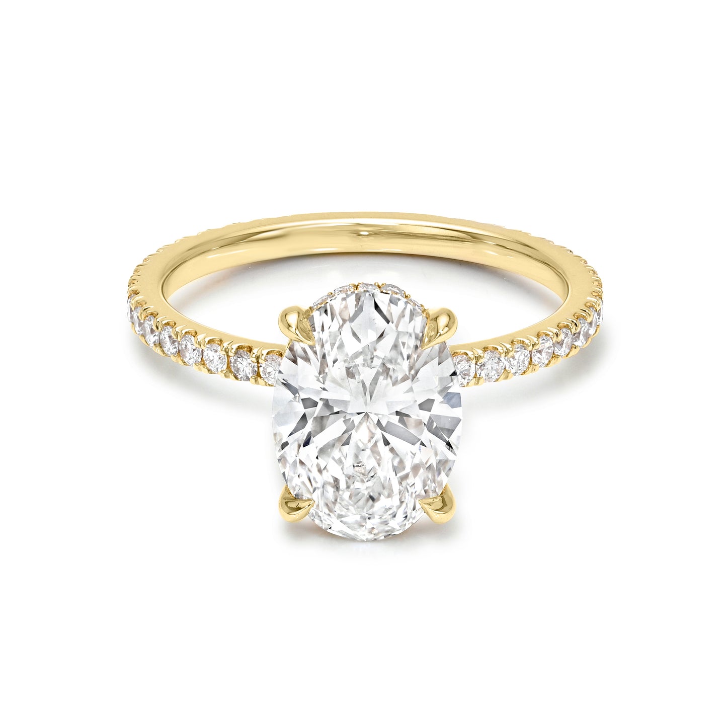 Oval Pave Ring