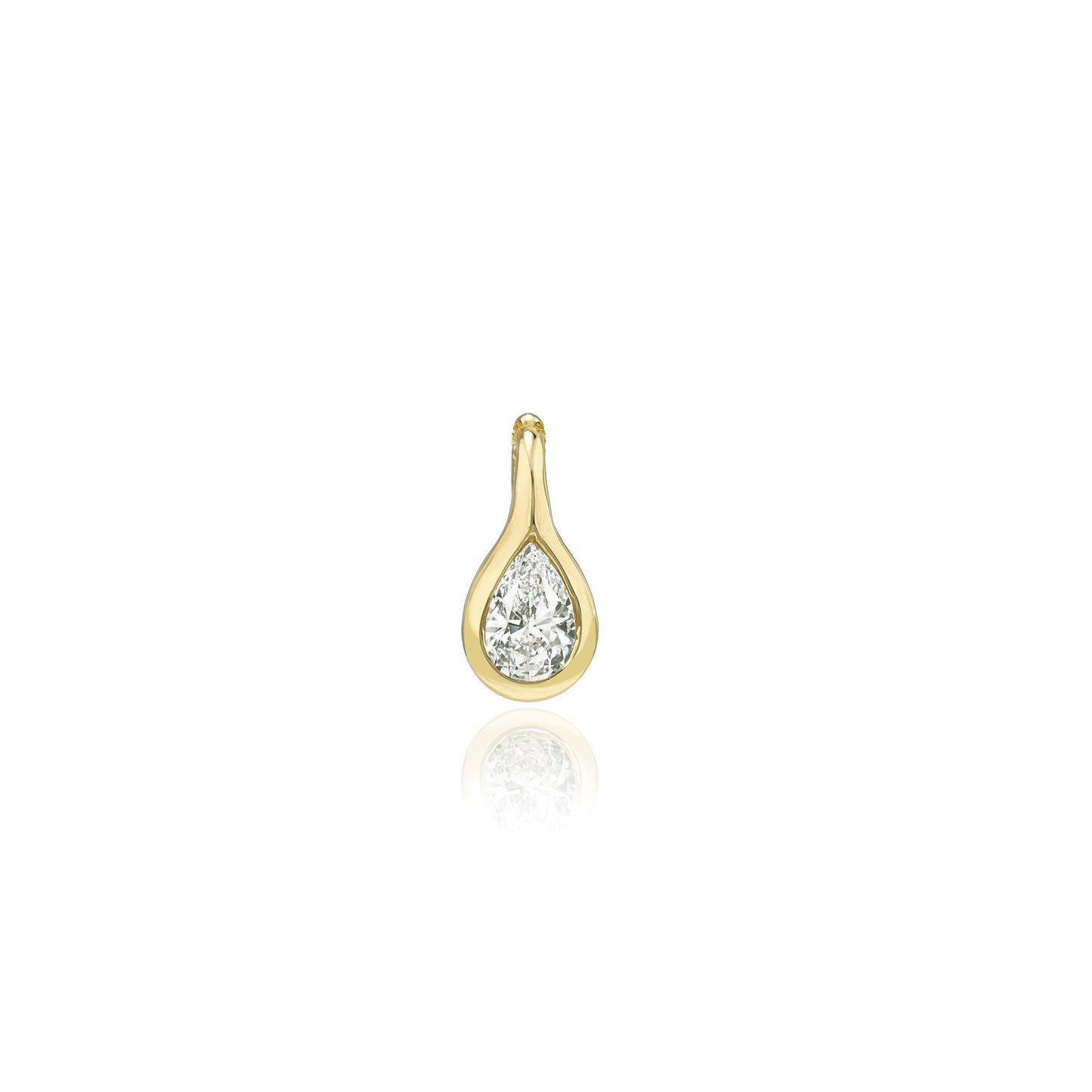 Pear Diamond Teacup Pendant