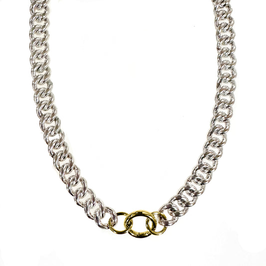 Orbit Curb Chain Necklace
