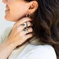 Dome Ring XL Sterling Silver