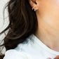Chubby Baby Hoops with Diamonds
