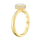 Rose Cut Diamond Bezel