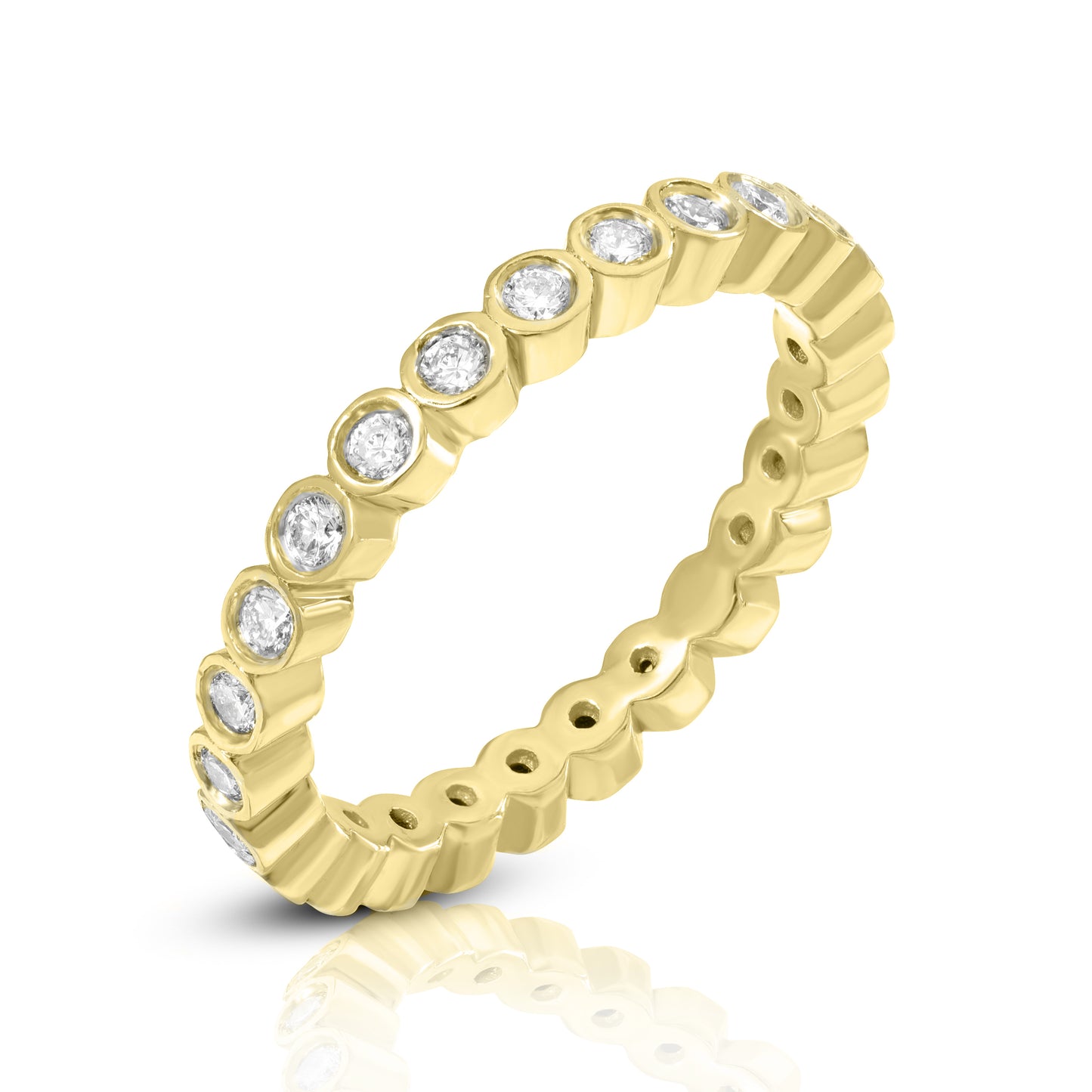 Bezel Diamond Eternity Band