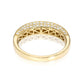 Arc Ring with Black Diamonds