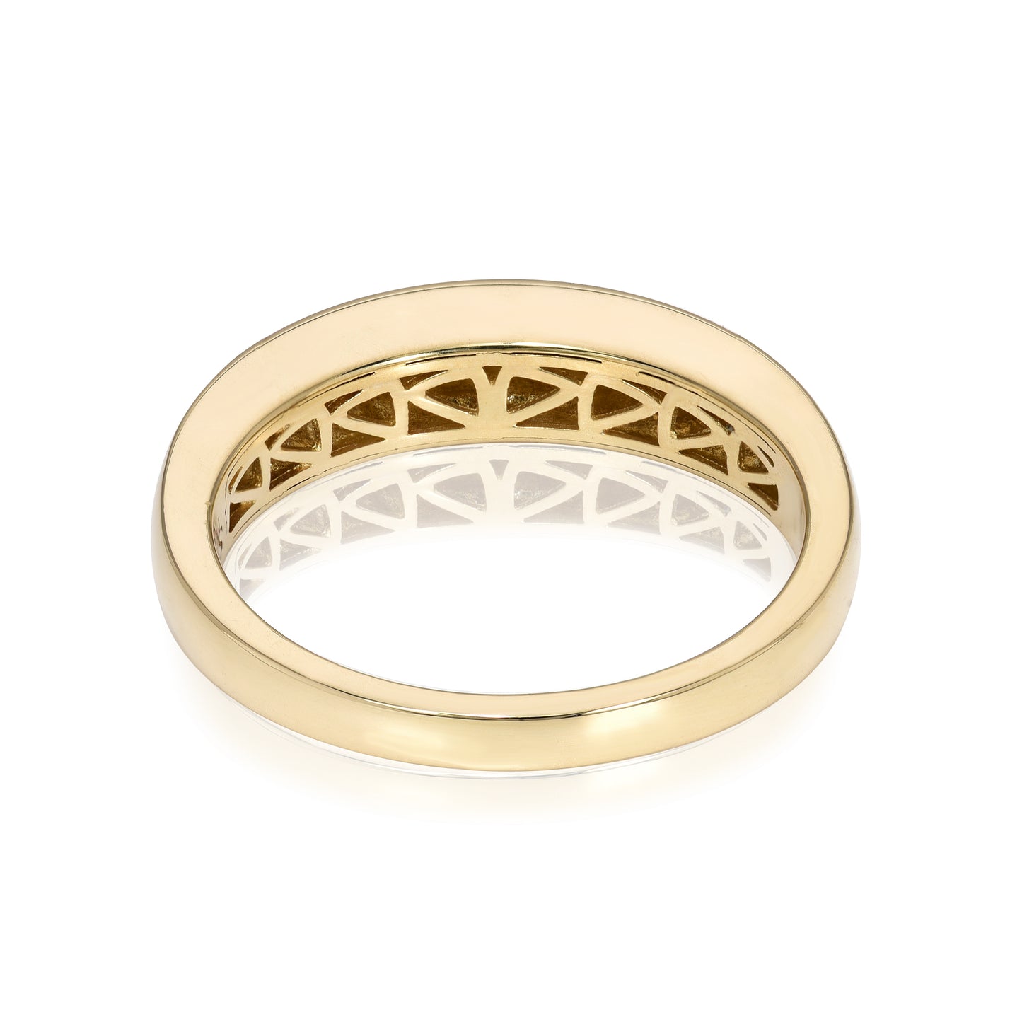 Arc Ring with Top Champagne Diamonds
