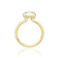 Asscher Diamond Chunky Bezel