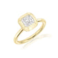 Asscher Diamond Chunky Bezel