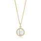 Petite Mother of Pearl Charm with Diamonds