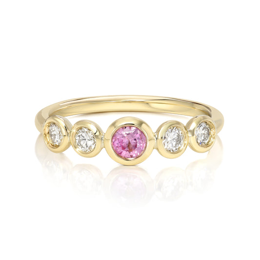 Pebble Birthstone Ring