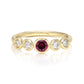 Pebble Birthstone Ring