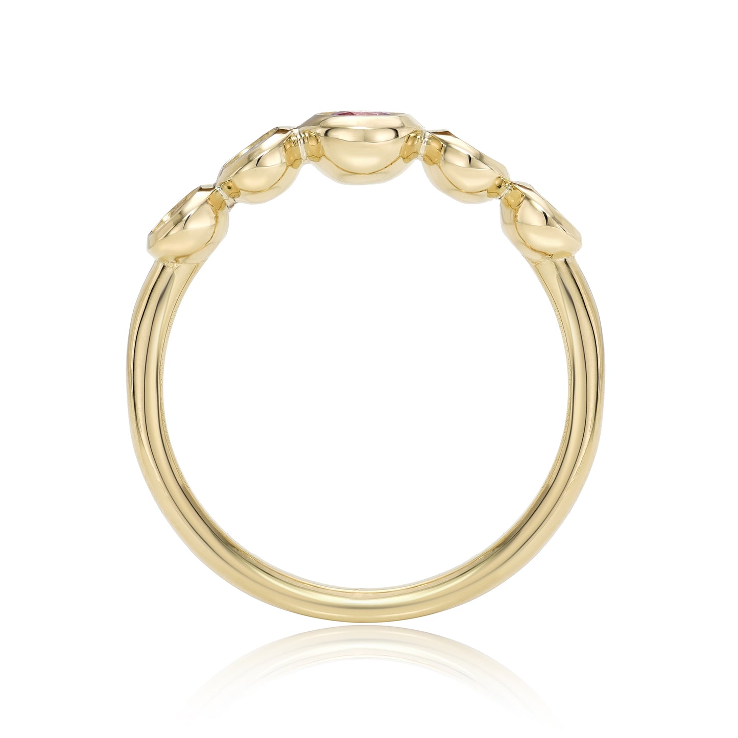 Pebble Birthstone Ring