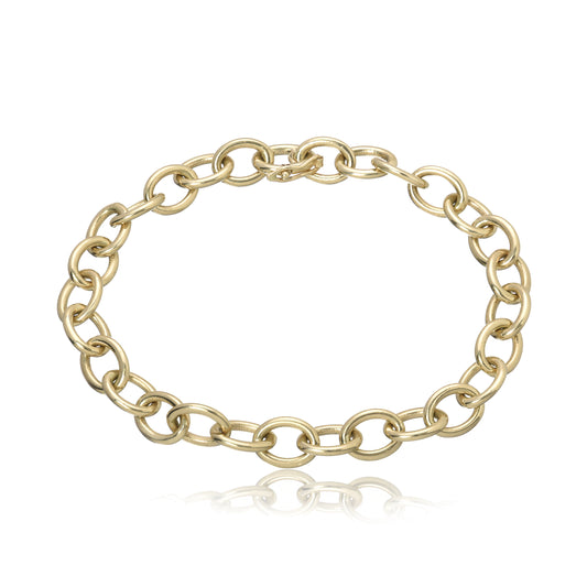 Chubby Oval Link Bracelet