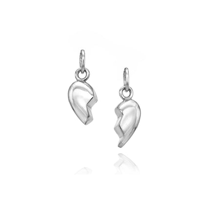 Puffy Heart Best Friend Necklace (set)