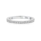 Pave Diamond Eternity Band - 2 mm
