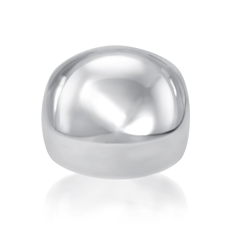 Dome Ring XL Sterling Silver