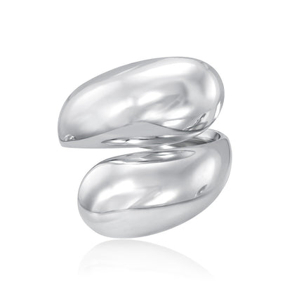 Petal Wrap Ring XL Sterling Silver