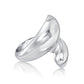 Petal Wrap Ring XL Sterling Silver