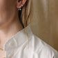 Triple Pearl Hoops