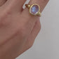 Moonstone Oval Mood Ring