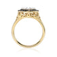 Cluster Ring with Ruby, Pearl and Champagne Diamonds
